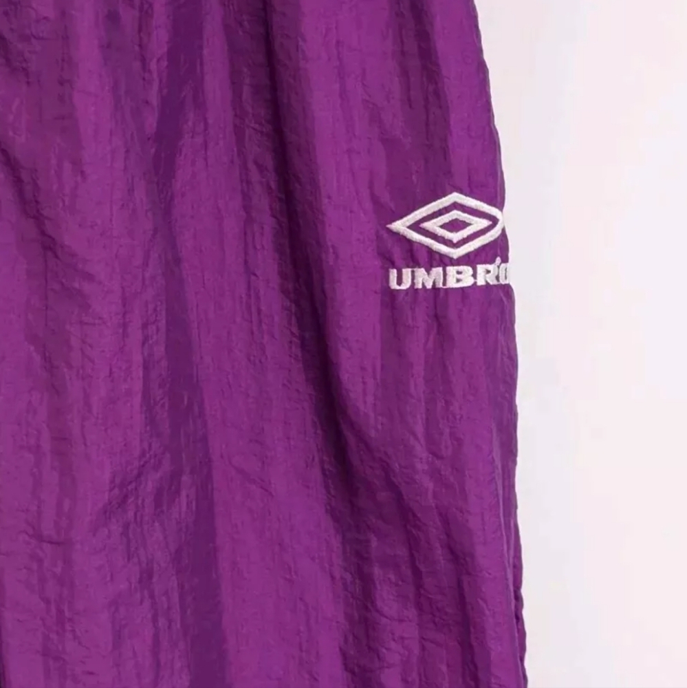Vintage Umbro Warm Up Pants, Umbro Athletic Pants, Purple XXL